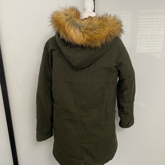 Forever21 Faux Fur Utility Coat - Picture 4 of 4